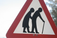 Old people sign